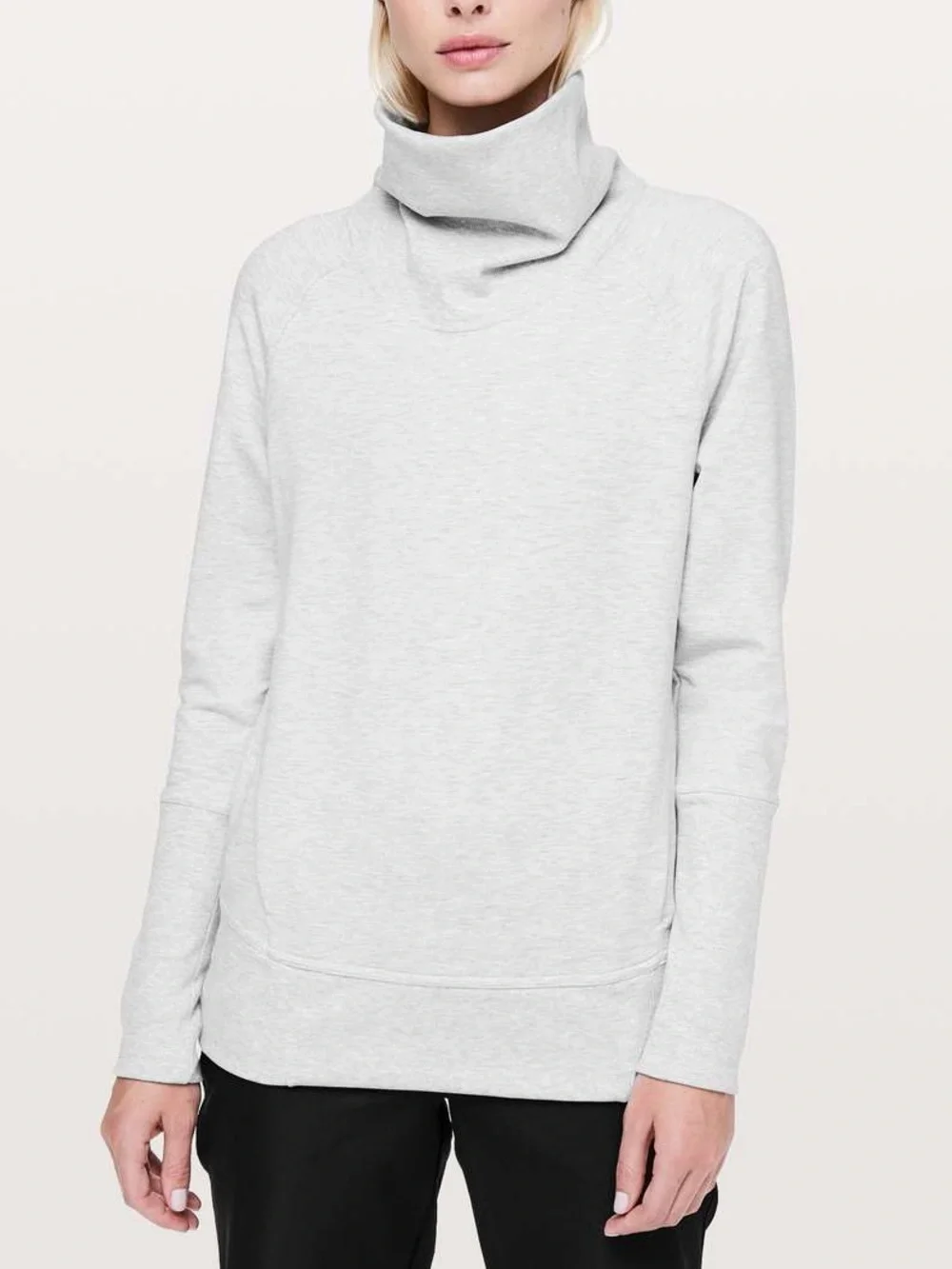 LULULEMON High Lines Pull Over in Heathered core ultra light grey